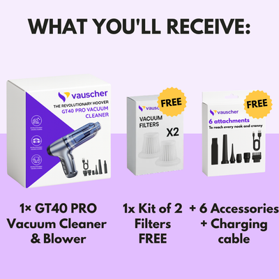 GT40 Pro Precision Vacuum Cleaner – Trusted by thousands in the UK